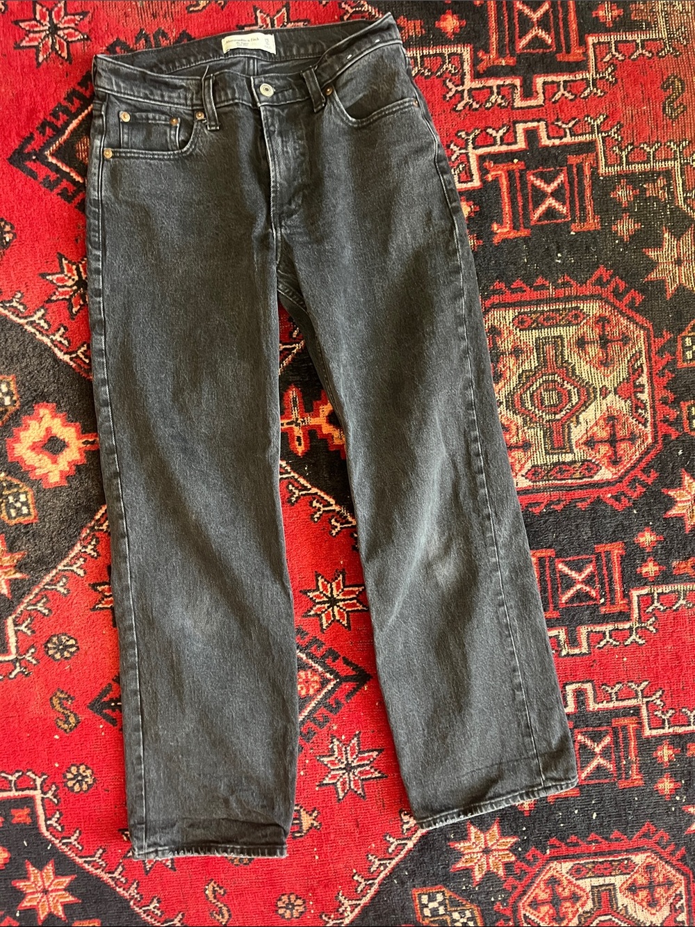 Abercrombie Baggy Low Rise Jeans